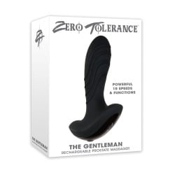 Zero Tolerance The Gentleman Rechargeable Prostate Massager - Black
