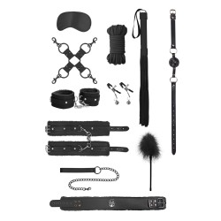 Shots Ouch Intermediate Bondage Kit - Black