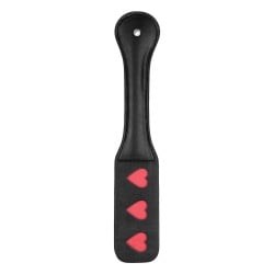 Shots Ouch Hearts Paddle - Black