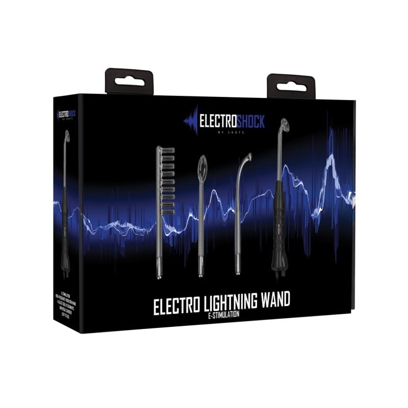 Shots Electroshock Lightning Wand - Black Shots Electroshock Lightning Wand - Black