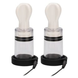 Shots Electroshock Nipple Suckers - Clear