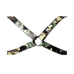The Red Leather X Harness - Camo Large/Extra Large