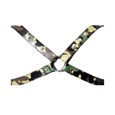The Red Leather X Harness - Camo Small/Medium