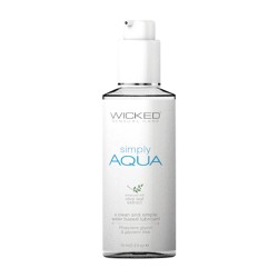 Wicked Sensual Care Simply Aqua Water Based Lubricant - 2.3 oz Fragrance Free