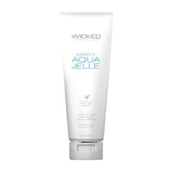 Wicked Sensual Care Simply Aqua Jelle Water Based Lubricant - 4 oz Fragrance Free