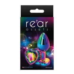 Rear Assets Mulitcolor Heart Small - Rainbow