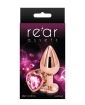 Rear Assets - Rose Gold Heart - Medium - Pink