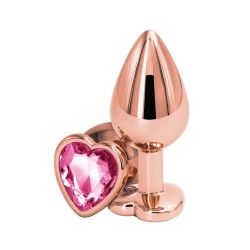Rear Assets - Rose Gold Heart - Medium - Pink