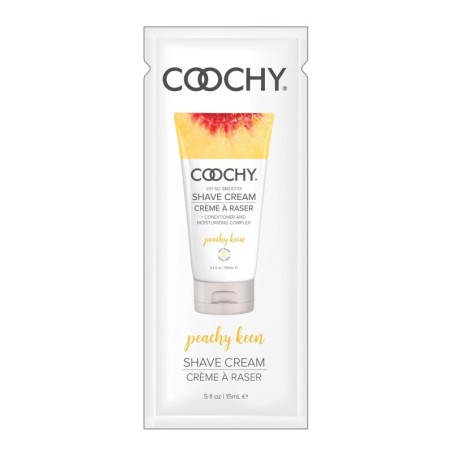 COOCHY Shave Cream - .5 oz Peachy Keen