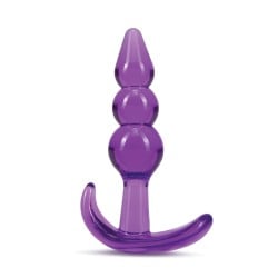 Blush B Yours Triple Bead Anal Plug - Purple