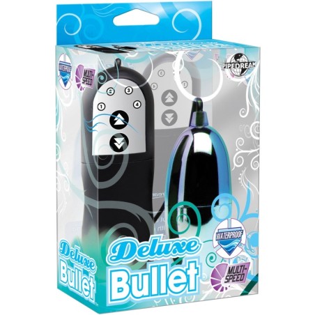 Deluxe Bullet Waterproof Vibe - Multi Speed Blue