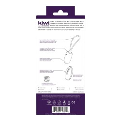 VeDO KIWI Rechargeable Instertable Bullet - Deep Purple