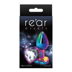 Rear Assets Mulitcolor Heart Small - Clear