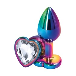 Rear Assets Mulitcolor Heart Small - Clear