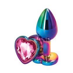 Rear Assets Mulitcolor Heart Small - Pink