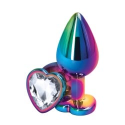 Rear Assets Mulitcolor Heart Medium - Clear