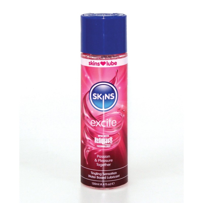 Skins Excite Water Based Lubricant - 4.4 oz Skins Excite Water Based Lubricant - 4.4 oz