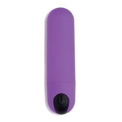 Bang! Vibrating Bullet w/ Remote Control - Purple