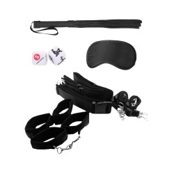 Shots Ouch Bondage Belt Restraint System - Black