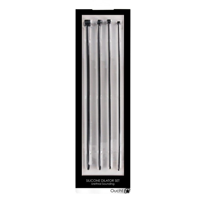 Shots Ouch Urethral Sounding Dilator Set - Black Shots Ouch Urethral Sounding Dilator Set - Black