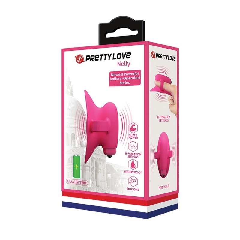 Pretty Love Nelly Finger Battery Vibe - Pink Pretty Love Nelly Finger Battery Vibe - Pink