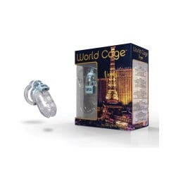 World Cage Vegas Male Chastity Kit - Medium 85 mm x 38 mm