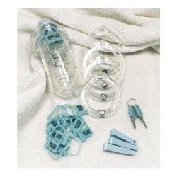 World Cage Vegas Male Chastity Kit - Medium 85 mm x 38 mm