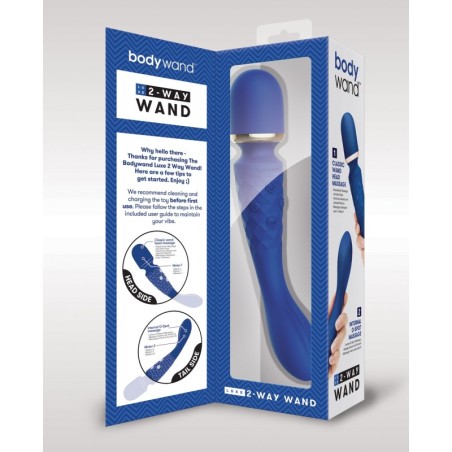 XGen Bodywand Luxe 2 Way Wand Head Massager - Blue