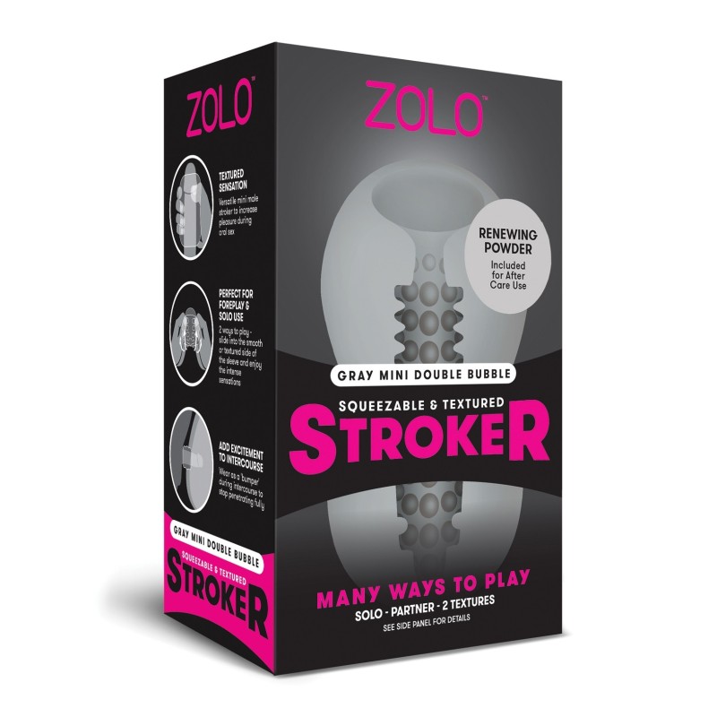 ZOLO Mini Double Bubble Stroker - Gray ZOLO Mini Double Bubble Stroker - Gray