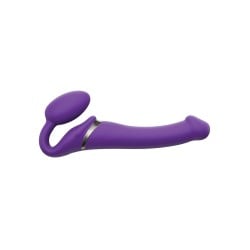 Strap On Me Vibrating Bendable M Strapless Strap On - Purple