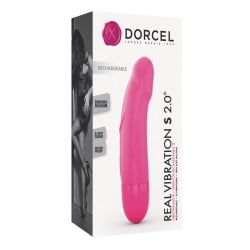 Dorcel Real Vibrator S 6" Rechargeable Vibrator - Pink