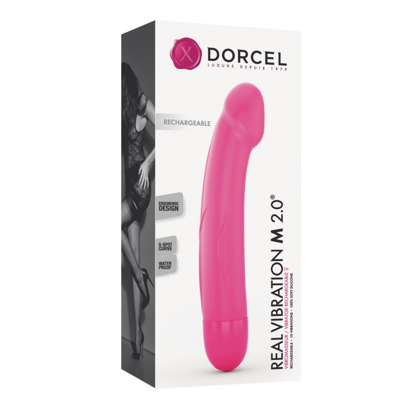 Dorcel Real Vibration S 6" Rechargeable Vibration - Pink Dorcel Real Vibration S 6" Rechargeable Vibration - Pink