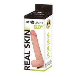 Voodoo Get Lucky 8.0" Real Skin Series - Flesh