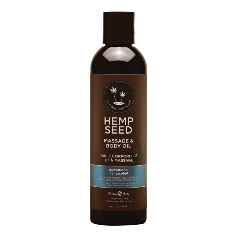 Earthly Body Massage & Body Oil - 8 oz Sunsational