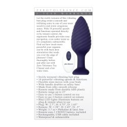 Zero Tolerance Wicked Twister Anal Rechargeable - Purple