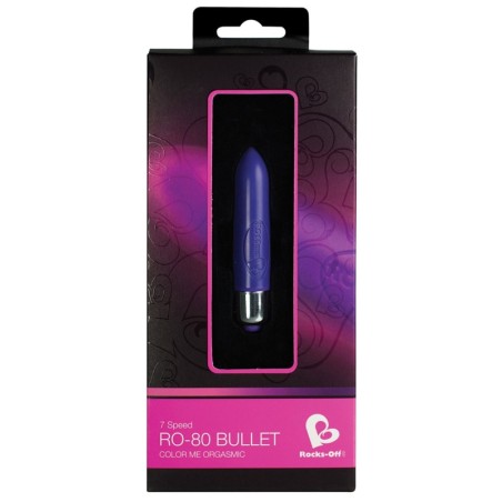 Color Me Orgasmic Colored 7 Speed RO-80mm Bullet - Color Changing