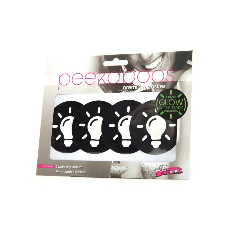 Peekaboos Glow in the Dark Light Bulb - Pack of 2 Peekaboos Glow in the Dark Light Bulb - Pack of 2