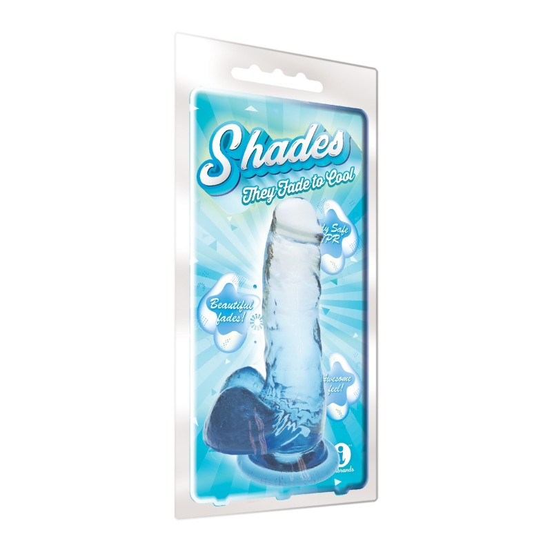 Shades Jelly TPR Gradient Dong Medium - Blue Shades Jelly TPR Gradient Dong Medium - Blue