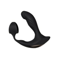 Zero Tolerance Strapped & Tapped Rechargeable Prostate Vibrator - Black