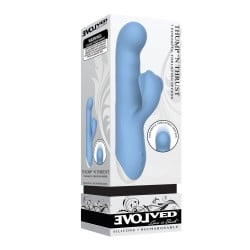 Evolved Thump N Thrust Rechargeable Dual Stim - Blue