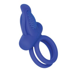 Couples Enhancers Silicone Rechargeable Dual Pleaser Enhancer