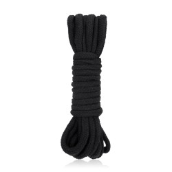 Lux Fetish Bondage Rope - 5m/16 ft Black