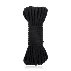 Lux Fetish Bondage Rope - 10m/33 ft Black