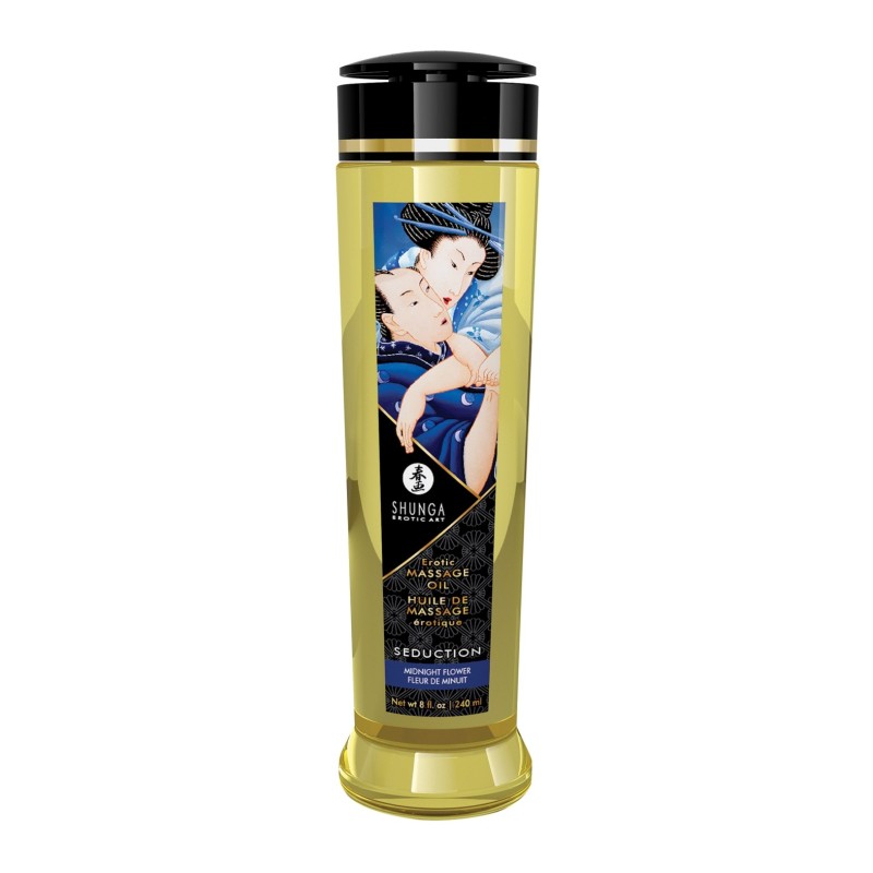 Shunga Massage Oil - 8 oz Midnight Flower Shunga Massage Oil - 8 oz Midnight Flower