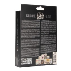 Shots Fistit Silicone Stimulation Glove - Black