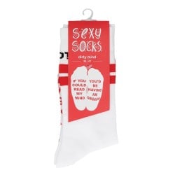 Shots Sexy Socks Dirty Mind - Female
