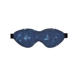 Shots Denim Eye Mask - Blue