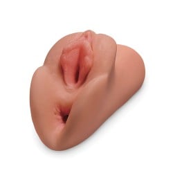 PDX Plus Perfect Pussy Double Stroker - Tan
