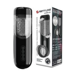 Pretty Love Lorelei Rotating & Thrusting Masturbator - Black