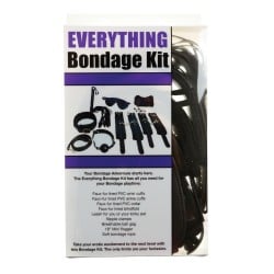 Everything Bondage 12 Piece Kit - Black